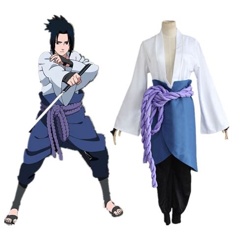 Buy Uchiha Sasuke Cosplay Costumes Anime Naruto