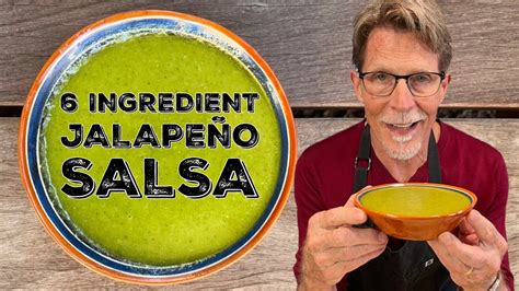 Six Ingredient Jalapeño Salsa Rick Bayless Taco Manual Youtube
