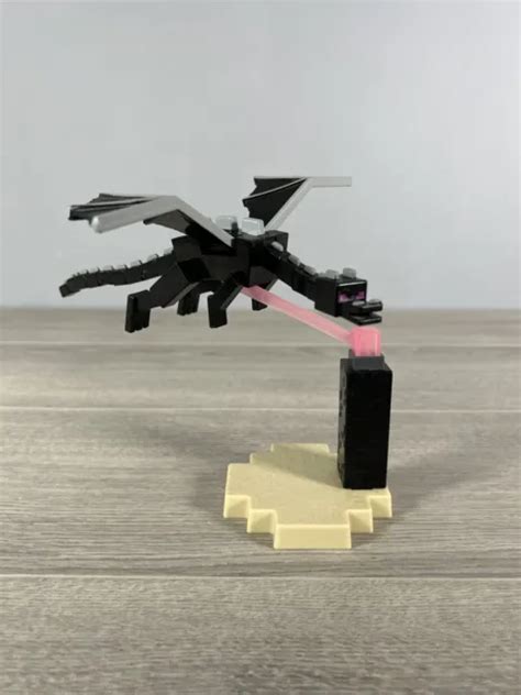Minecraft The End Playset Ender Dragon With Stand 2015 Mattel
