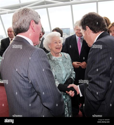 Queen Elizabeth Ii Meets With Left To Right Padraig Mcmanus Ceo