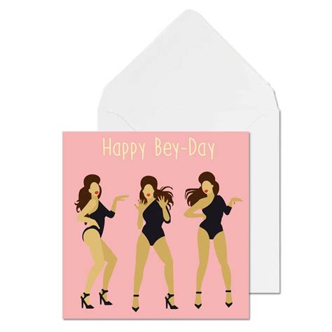 Beyonce Birthday Card Card Design Template
