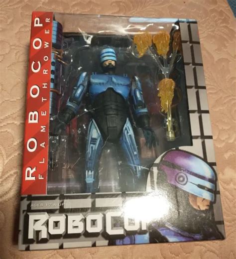Neca Robocop Vs Terminator Series Robocop Action Figure Flamethrower Boxed Picclick