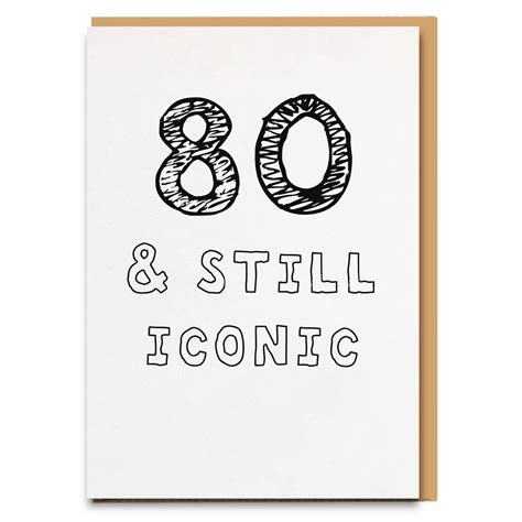 80th Birthday Card Funny 80th Card 80th Card 80th Birthday Etsy Uk