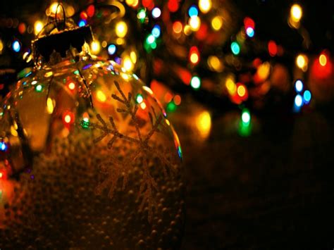 Christmas Lights Background Transparent Christmas Bulbs Slidebackground