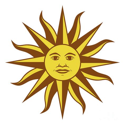 Sun Of May Sol De Mayo Uruguay Digital Art By Peter Hermes Furian