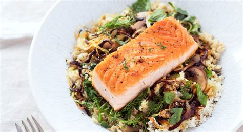 Dosas for low cholesterol indian breakfast. Roasted Salmon and Cauliflower Rice Bowl | Recipe | Food recipes, Cholesterol free diet, 30 ...