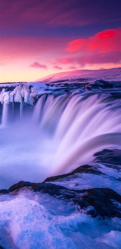 1440x2960 Waterfall Iceland Samsung Galaxy Note 98 S9s8s8 Qhd Hd
