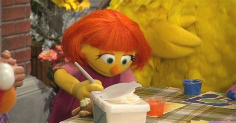 Minutes Announced The Character Julia Will Debut On Sesame Street Soon Sesame Street