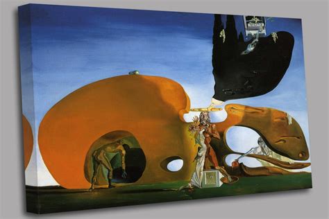 Salvador Dalí Birth Of Liquid Desires Canvas Wall Art Ready To Hang Etsy
