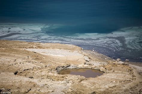 The Dead Sea Sinkholes Swallow Up Roads Caravans And Power Lines