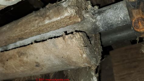 Asbestos insulation on pipes, identification & action guide