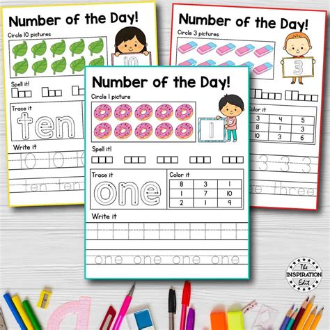 Numbers Of The Day Worksheet Answers