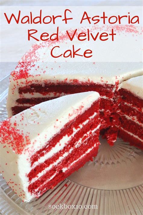 Waldorf Astoria Red Velvet Cake Box Cake Recipes Velvet