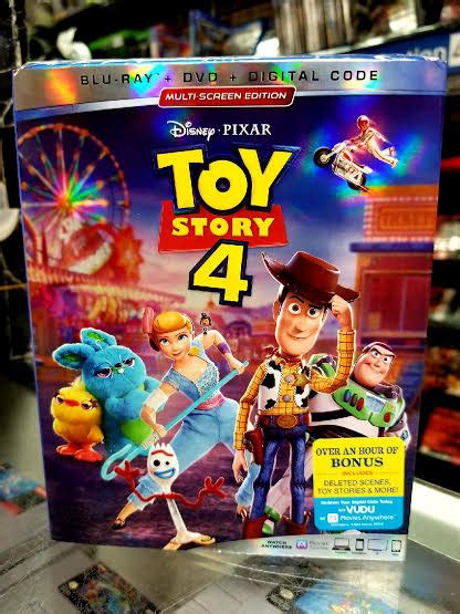 Toy Story 4 Blu Ray Dvd Digital Disney Pixar Movie Galore