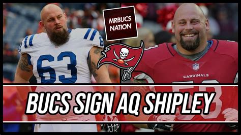 Tampa Bay Buccaneers SIGN A Q Shipley Will He Bring More Leadership
