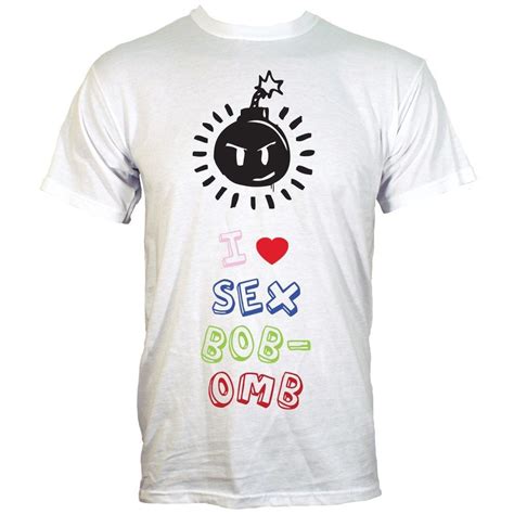 I Heart Sex Bob Omb Mens White T Shirt In T Shirts From Mens Clothing