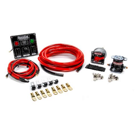 Quickcar Wiring Kit Ignition Battery 4 Gauge Battery Cable Battery Disconnect Solenoid