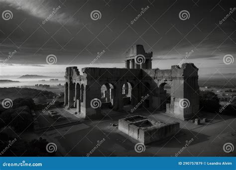Enigmatic Ancient Ruins a Cinematic Journey into the Past.AI Generated