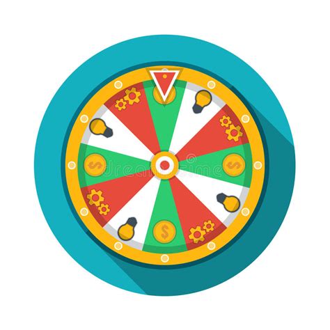 Wheel Of Fortune Icon Vector Illustration Stock Vector Illustration