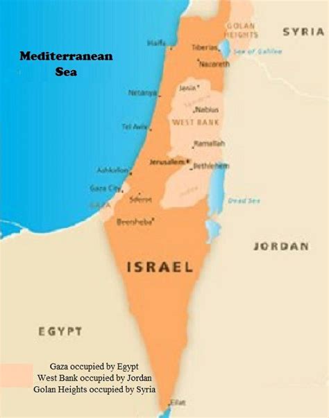 Map Of Israel With Gaza Strip Telegraph
