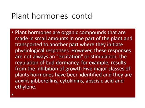 Solution Plant Hormones Studypool
