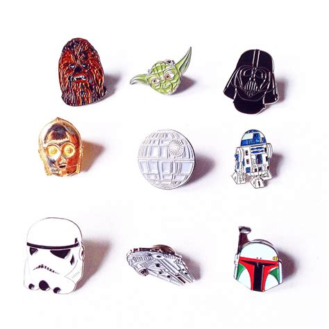 Vintage Star Wars Enamel Pins With A Butterfly Back Choose Your