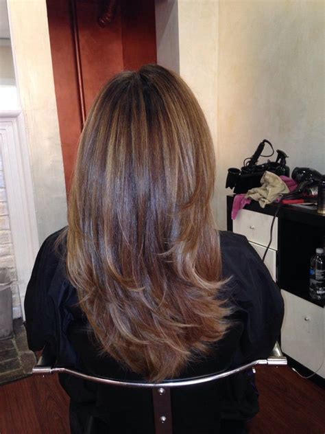 If you are looking for a stunning look for your blonde hair without giving in to excessive drama a cute baby pink hair coloring combined with gold is a great idea. Double Process color on dark brown hair. | Yelp | Hair ...