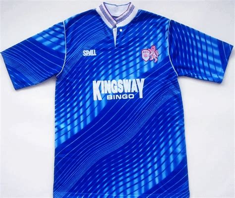 Raith Rovers Home Football Shirt 1990 1991