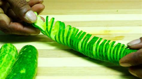 Video Amazing Cucumber Cutting Style Cucumber Design Womens
