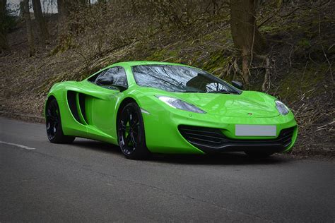 Lime Green Wrapped Mclaren Mp4 12c Reforma Uk