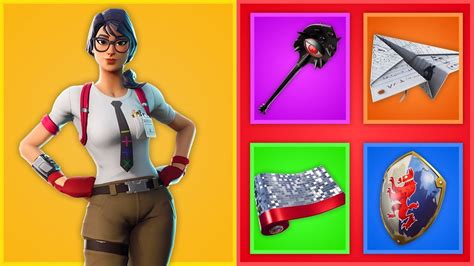 New Amazing Skin Combos In Fortnite Maven Vision Pickaxen Paper