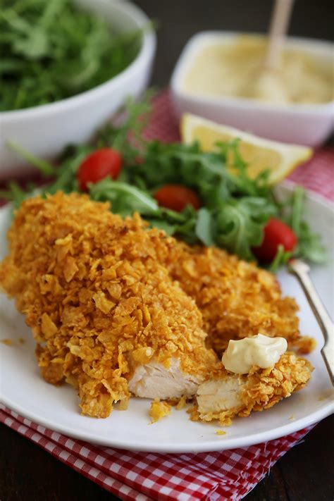 If you are looking for a quick and simple recipe you and your family will enjoy, give this baked honey mustard chicken recipe a try; Crispy Honey-Dijon Baked Chicken Tenders - The Comfort of ...
