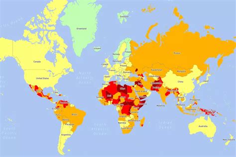 Most Dangerous Countries In The World 2021 Ranked Atlas And Boots