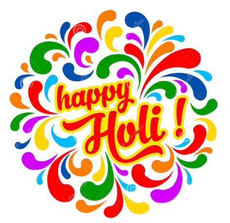 Happy Holi Colorful Festive Splash Indian