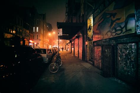 New York City At Night Rivington Street 1 Of 1 Flickr