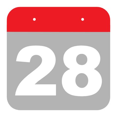 28th Calendar Day Month Icon Free Of Calendar Icons