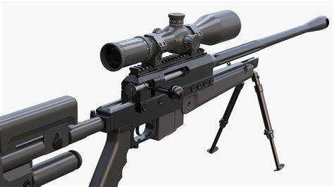 Pgm Ultima Ratio Sniper Rifle 3d Model Cgtrader