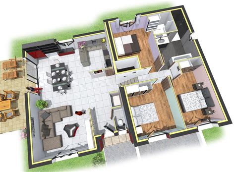Plan Maison 4 Chambres Etage 3d Idées De Travaux