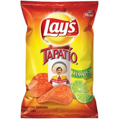 Lays Tapatio Limon Flavored Salsa Picante Potato Chips 95 Oz Kroger