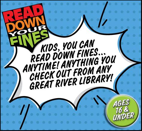 Read Down Your Fines Anytime With Grrl Great River Regional Library