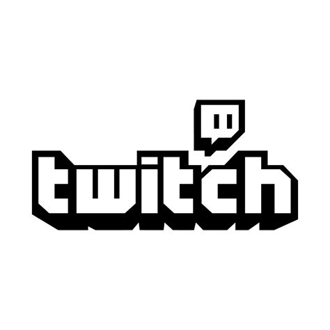 White Twitch Logo
