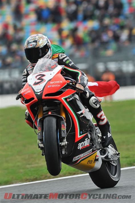 World fastest superbikes is here. Max Biaggi: 2012 World Superbike Champion