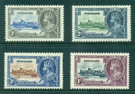 Nyasaland 1935 Silver Jubilee Mlh Old Stamps Stamp Collecting Stamp