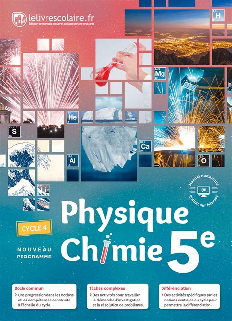 Physique Chimie Collège Manuel Scolaire élève Enseignant