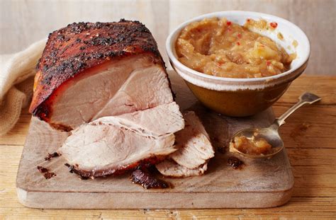 Roasted pork loin is so delicious when combined with any type of fruit. Jerk Roast Pork With Spiced Apple Sauce | Pork Recipes ...