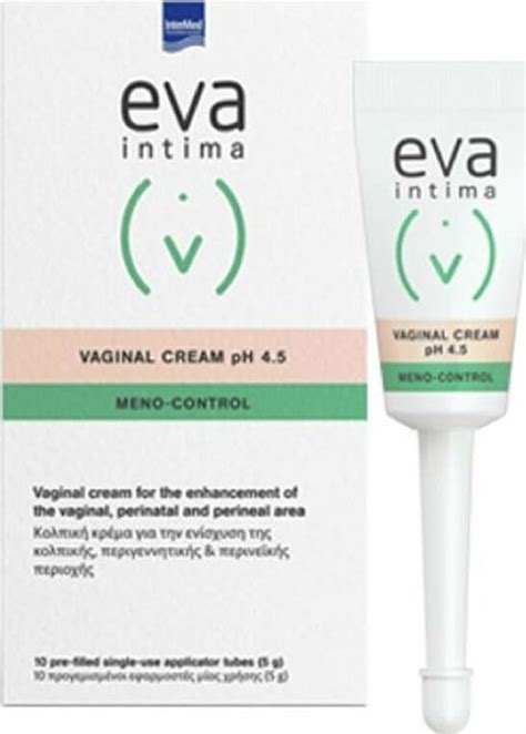 Intermed Eva Intima Meno Control Vaginal pH Κολπική Κρέμα x gr