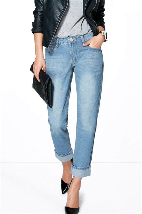 Molly Low Rise Mid Blue Mom Jeans At