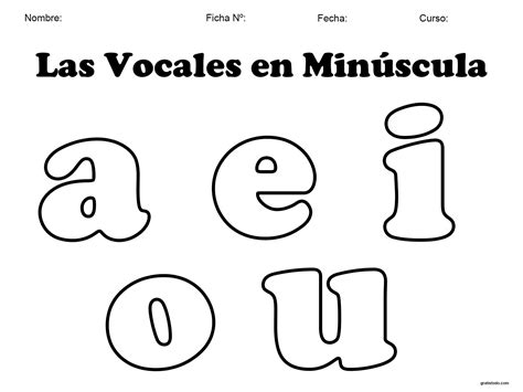 Total 97 Imagen Dibujos De Las Vocales Para Imprimir Gratis Viaterramx