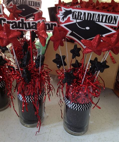 If you're looking for graduation decoration ideas for your dessert table, check out this adorable graduation cap cupcake. Graduation Centerpiece Ideas To Make Google Search ...