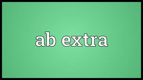 Ab Extra Meaning Youtube